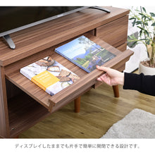 画像をギャラリービューアに読み込む, テレビ台 おしゃれ 北欧 コンパクト 脚付き ハイタイプ 幅100 高さ59.5 奥行33.5