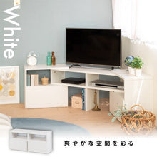 画像をギャラリービューアに読み込む, 縮テレビ台 角にもおけるテレビ台 テレビ台 伸縮 50型対応 50インチ 左右がスライドしコーナーテレビ台にも