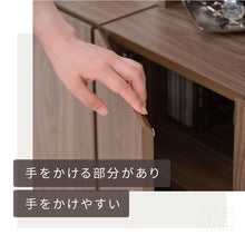 画像をギャラリービューアに読み込む, 本棚 北欧 おしゃれ 扉付き本棚 書棚 キャビネット 脚付き幅60 高さ85 奥行き30.5 大容量 スリム リビング 収納ラック 低い ロータイプ おすすめ 木製 文庫本
