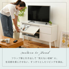 画像をギャラリービューアに読み込む, テレビ台 おしゃれ 北欧 コンパクト 脚付き ハイタイプ 幅100 高さ59.5 奥行33.5