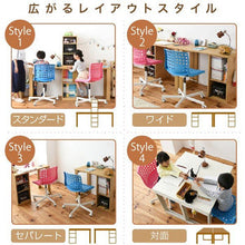 画像をギャラリービューアに読み込む, ツインデスク 学習机 コンパクト シンプル 幅 180 ツイン机 兄弟机 兄弟デスク 2人用 二人用 セパレート 可能 大人用