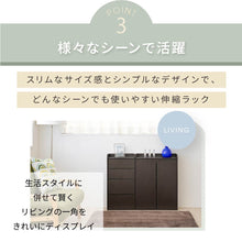画像をギャラリービューアに読み込む, カウンター下 キャビネット 奥行20 薄型 扉 扉付き収納庫 高さ80 幅60 NO-414