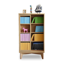画像をギャラリービューアに読み込む, 本棚 スライド 低い コンパクト 小型 スリム 幅60 高さ90cm 漫画 マンガ コミック 収納 スライド式本棚