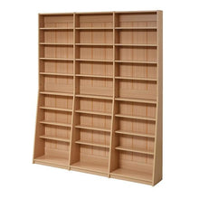 画像をギャラリービューアに読み込む, 本棚 文庫本 薄型 漫画 マンガ 幅150cm 高さ180 (本棚革命) 棚板が1cmピッチ単位でムダなく可動 コミック