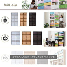 画像をギャラリービューアに読み込む, 本棚 文庫本 薄型 漫画 マンガ 幅150cm 高さ180 (本棚革命) 棚板が1cmピッチ単位でムダなく可動 コミック