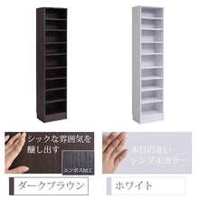 画像をギャラリービューアに読み込む, 本棚 a4 a4対応 約 幅40 高さ180 (本棚革命) 棚板が1cmピッチ単位でムダなく可動 奥行30 壁面 壁面収納 本棚