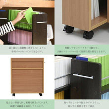 画像をギャラリービューアに読み込む, 押し入れ本棚 本棚 押し入れ 2個組 約 幅20 高さ 65cm 奥行63 押し入れ収納 キャスター付き 棚 漫画 マンガ
