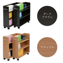 画像をギャラリービューアに読み込む, 押し入れ本棚 本棚 押し入れ 2個組 約 幅20 高さ 65cm 奥行63 押し入れ収納 キャスター付き 棚 漫画 マンガ