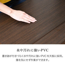 画像をギャラリービューアに読み込む, 突っ張り 机 本棚 付き 収納付き デスク 天板サイズ100 天井まで つっぱり 壁面本棚デスク デスクと本棚兼用