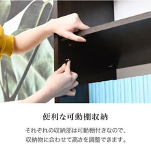 画像をギャラリービューアに読み込む, 突っ張り 机 本棚 付き 収納付き デスク 天板サイズ100 天井まで つっぱり 壁面本棚デスク デスクと本棚兼用