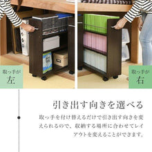 画像をギャラリービューアに読み込む, 本棚 押し入れ 押し入れ本棚 キャスター付き 4個組 約 幅20 高さ 65cm 奥行63 棚 マンガ ブラウン