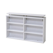 画像をギャラリービューアに読み込む, 1cmピッチ 薄型 大容量 文庫本ラック 上置 90幅 ブックラック 壁面収納 文庫本収納 漫画 CD DVD ツッパリ