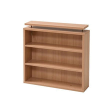 画像をギャラリービューアに読み込む, 1cmピッチ 薄型 大容量 文庫本ラック 上置き 幅60 本棚 壁面収納 突っ張り 木製 コミックラック 本収納 ぶんこ本 マンガ CD ブルーレイ